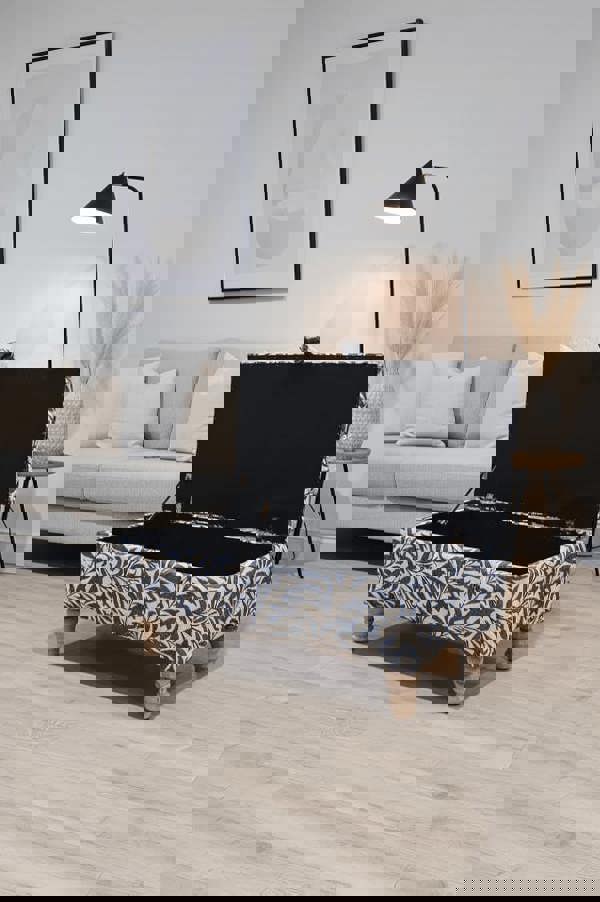 PREMIUM will storage coffee table , Ottoman with Storage, Patterned Footstool Pouffe, side living room table - ISTOOLS