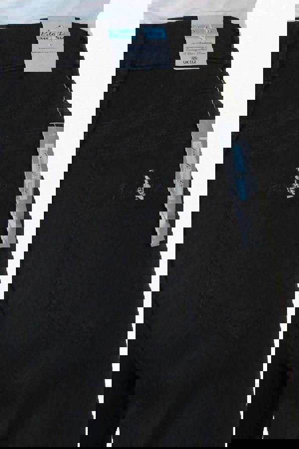 Paulo Due Womens High Waist Wide Leg Denim Culotte Jeans