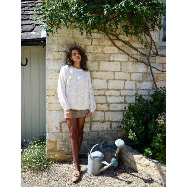 Blue Vanilla Stitch Detail Jumper