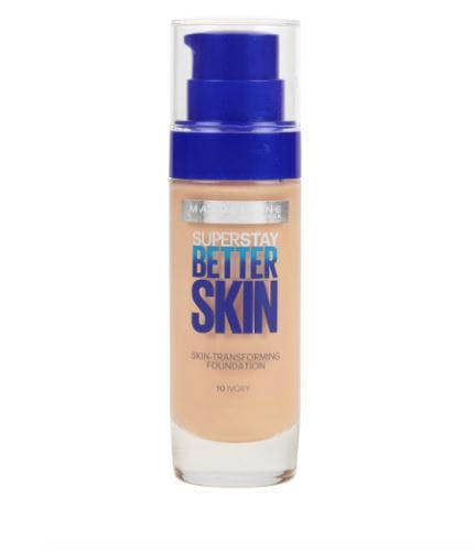 Maybelline New York 3 x Maybelline Superstay Better Skin Transforming Foundation - 010 Ivory