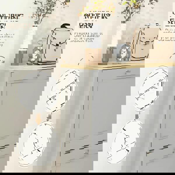 Flip-down Shoe Cabinet