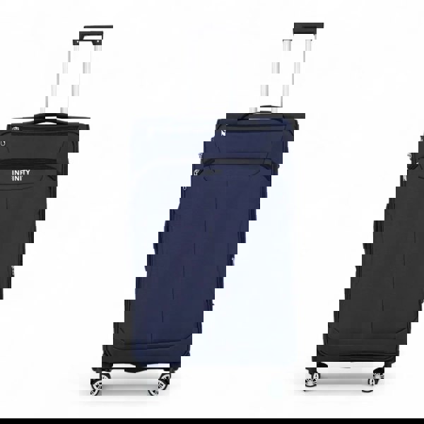 Infinity Luggage Lightweight Soft Shell Luggage Set Travel Suitcases