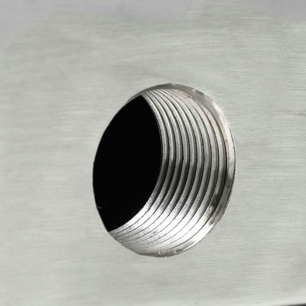 Berkfield Waterfall 30x34x14 cm Stainless Steel 304