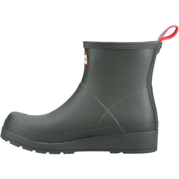Hunter Play Short Rubber Women's Wellington Boots - Dark Olive