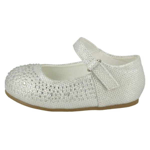 Savannah Girls Savannah Flat Diamante Shoes