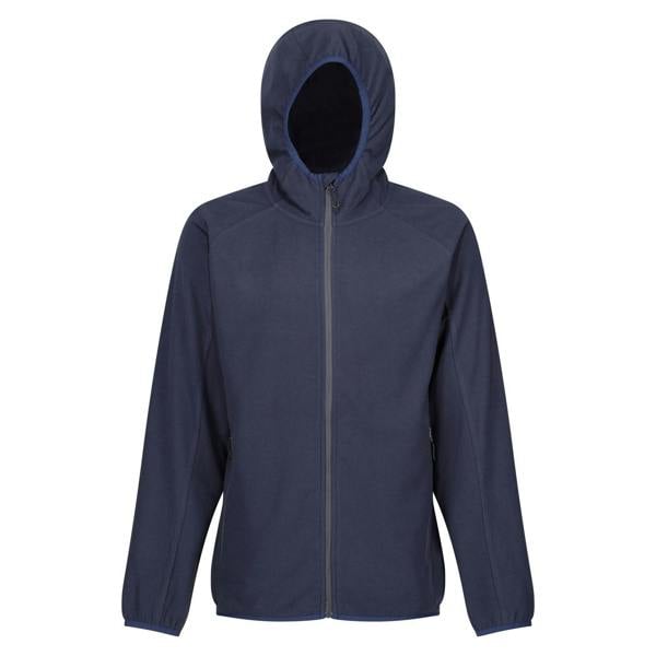 Regatta Mens Navigate Full Zip Fleece Jacket - Navy/Seal Grey - 