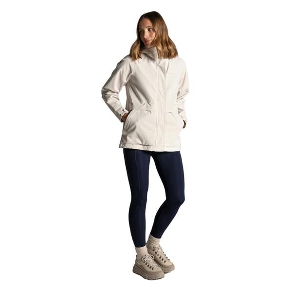 Craghoppers Womens/Ladies Maryam Waterproof Jacket - Oyster - 