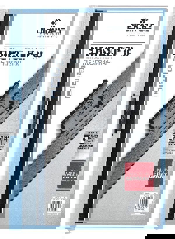 Durable DURACLIP 60 Sheet Document Clip File Folder | 25 Pack | A4 Blue