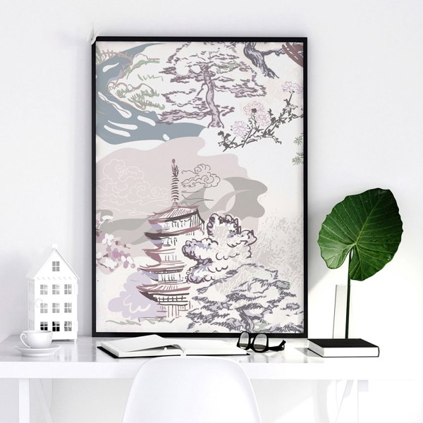 Wall art in bedrooms | set of 3 prints