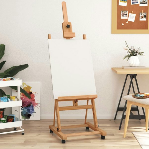 Berkfield Easel Stand 55x53.5x178 cm Solid Beech Wood