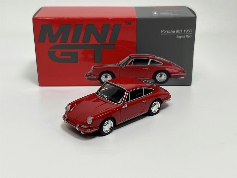 Mini GT Porsche 901 1963 Signal Red LHD 1:64 Mini GT MGT00695L