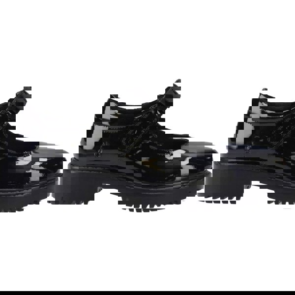 Hush Puppies Astrid Bow Leather Girls's Black Shoes