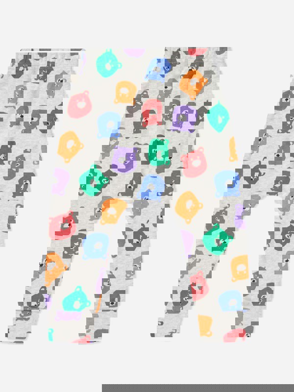 The Bonnie Mob Kids Bubbly Bears Trousers in Grey