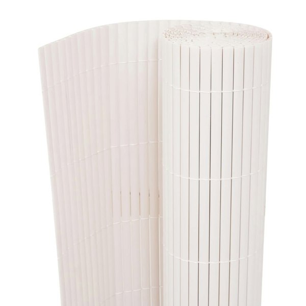 Berkfield Double-Sided Garden Fence 90x500 cm White