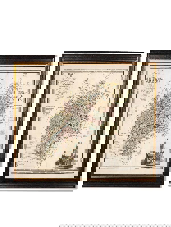 Exceptional Art c.1830 County Maps of England