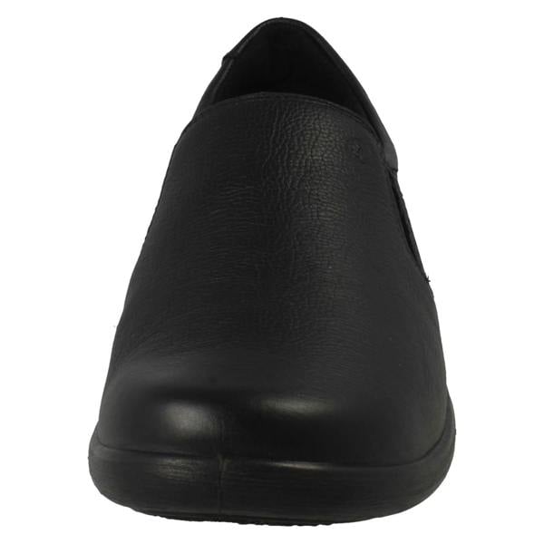 Padders Ladies Padders Leather Slip On Extra Wide Dual Fitting Formal Shoes Nico