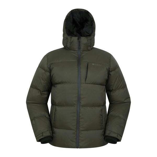 Mountain Warehouse Mens Frost II Extreme Down Jacket - Khaki Green - 