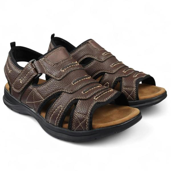 Dolcetto Men's Lightweight Open Toe Casual Sandals