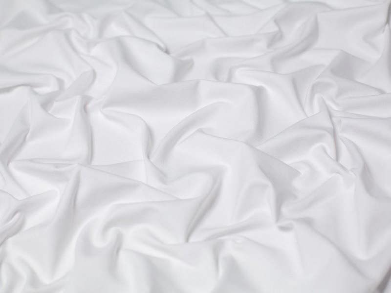 Minerva Core Range Minerva Heavy Cotton Jersey Stretch Knit Fabric - Plain Design Dressmaking Fabric, 160 cm / 63" Wide - per metre