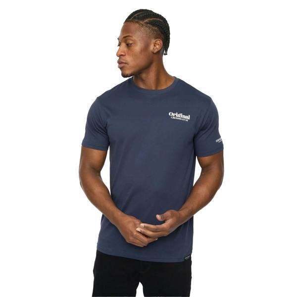 Crosshatch Mens Simtanks T-Shirt - Navy - 