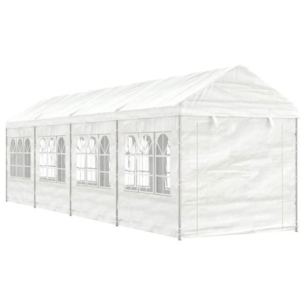 Berkfield Gazebo with Roof White 8.92x2.28x2.69 m Polyethylene