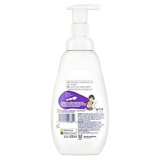 Dove Kids Care Body Wash Berry Smoothie Hypoallergenic Shower Gel 400ml, 6 Pack