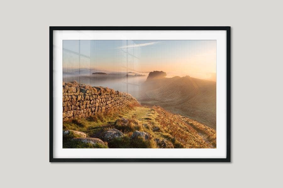 Hadrian's wall landscape photographic wall art