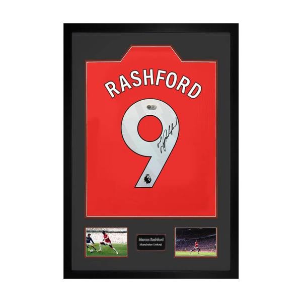 Marcus Rashford Signed Manchester United Shirt Premium Frame (ACG Cert)