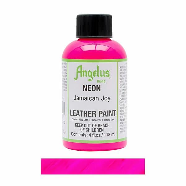 Angelus Neon Leather Paint for Sneaker Customs and Shoes 4oz
