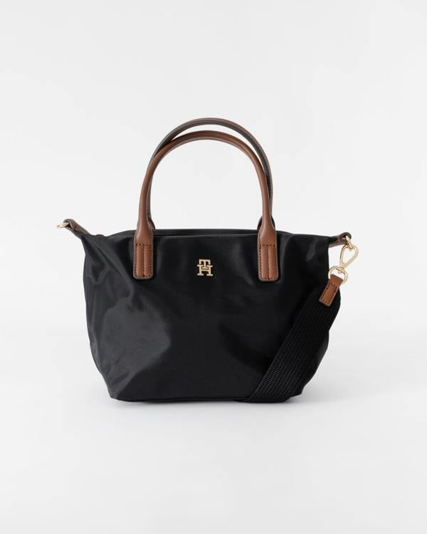 Tommy Hilfiger Popette Womens Mini Tote Bag - Black
