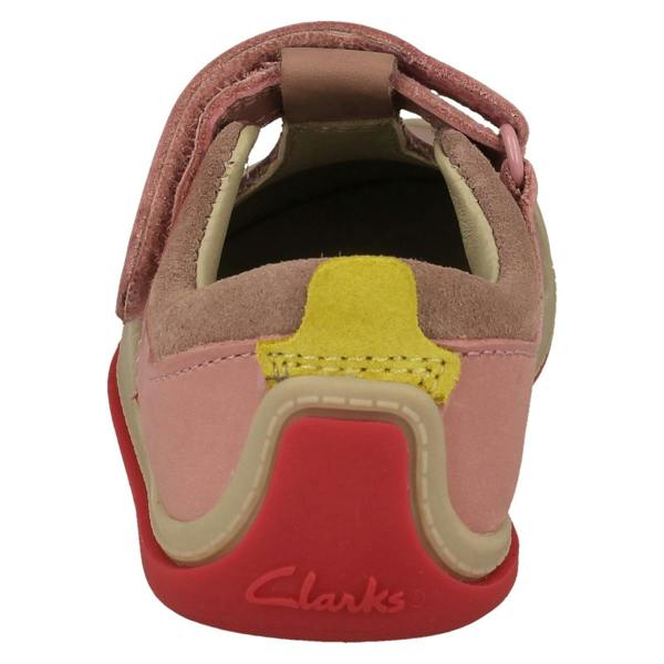 Clarks Childrens Clarks First Walking T-Bar Shoes Roller Bright T