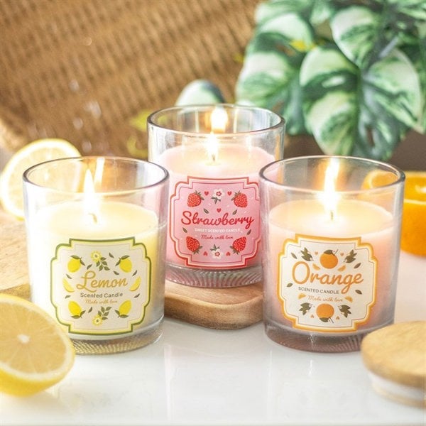 Serano Strawberry Scented Candle