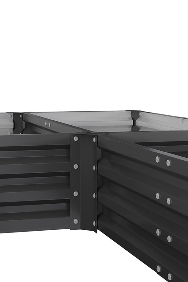 Living and Home U-shaped Raised Garden Bed with 5 Compartments