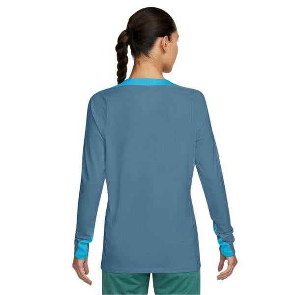 Nike Womens/Ladies Crew Neck Regular T-Shirt - Aegean Blue/Storm - 