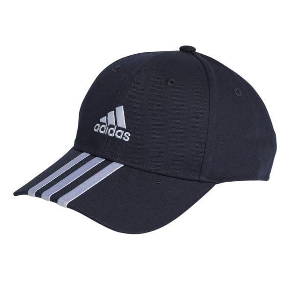Adidas Childrens/Kids 3 Stripes Baseball Cap - Navy/White - 
