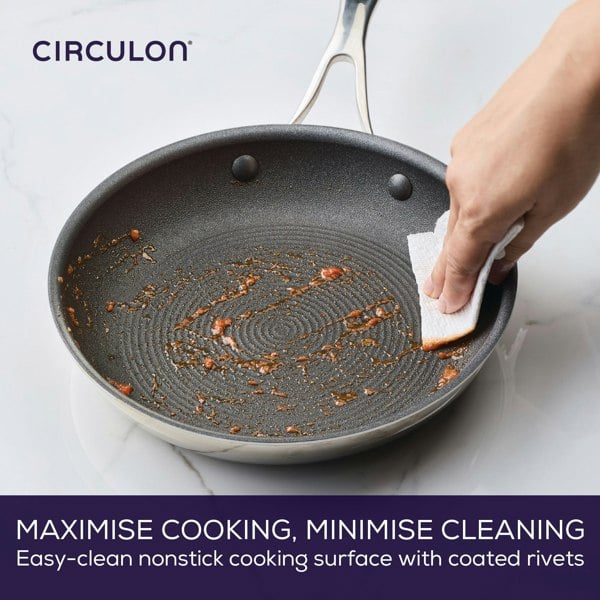 Circulon Stainless Steel Extreme Non-Stick Cookware Set, 11pce