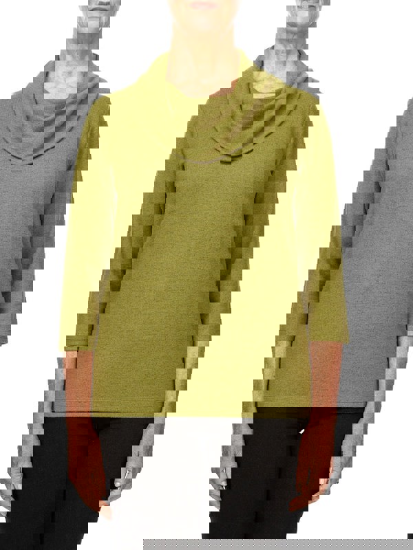 PennyPlain Cowl Neck Top - Forest