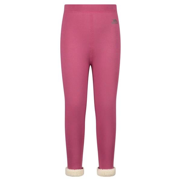 Trespass Childrens/Kids Fuzzy Sherpa Lined Leggings - Rose Blush - 