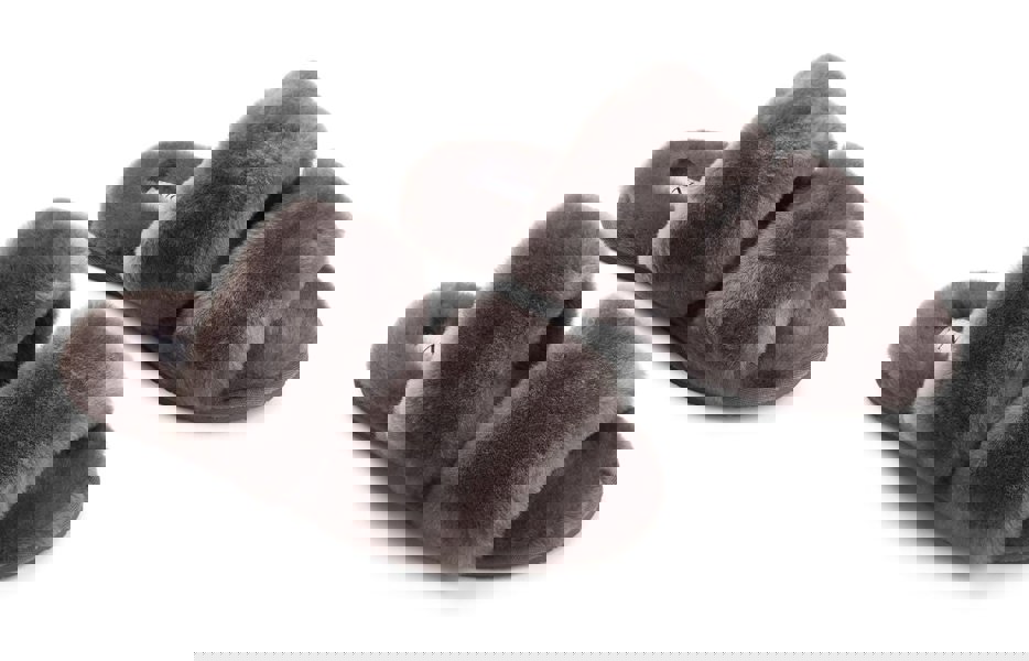 Slippers Straps Dark Grey