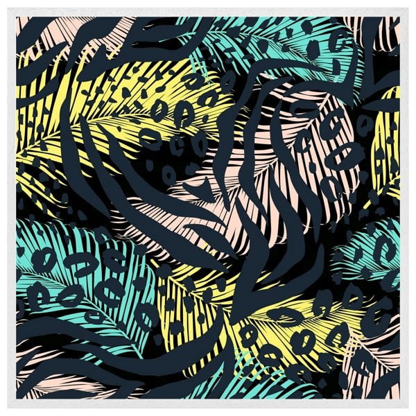 Benjamin Tate Design Animal & tropical print (picture Frame)