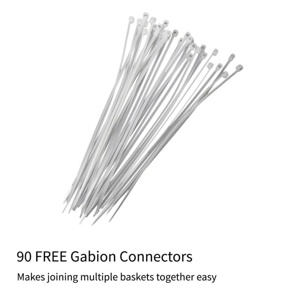 Monstershop Gabion Baskets 100 x 50 x 30cm / 3 Pack