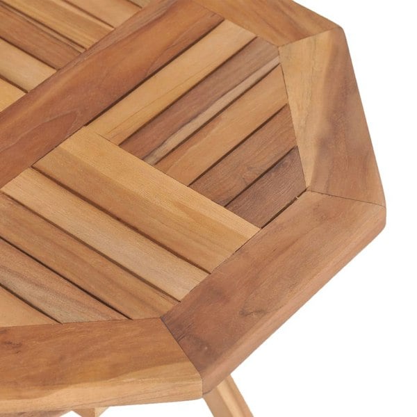 Berkfield Folding Garden Table 45x45x45 cm Solid Teak Wood