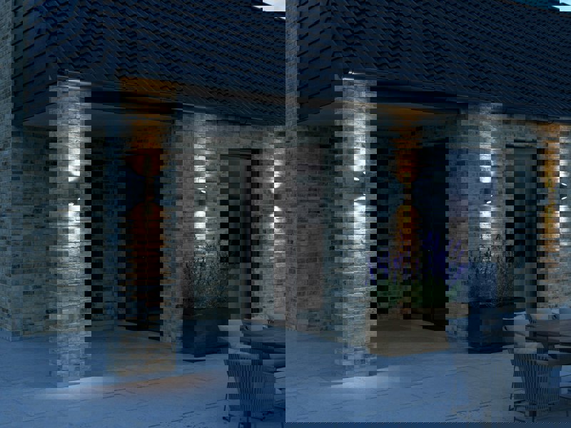 Nordlux Nico Round 22 | Wall light | Rusty