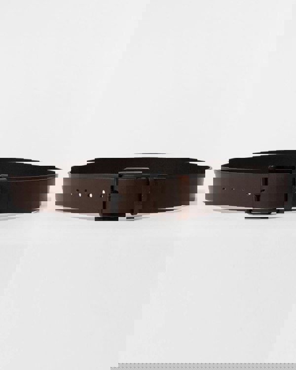 HUGO Gioni Mens Leather Belt NOS - Dark Brown 202