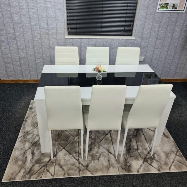 Kosy Koala Dining Table Set with 6 Chairs Dining Room and Kitchen table set of 6