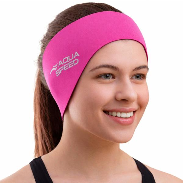 Aqua Speed Unisex Adult Swim Adjustable Headband | Quick Dry Neoprene Ear Coverage