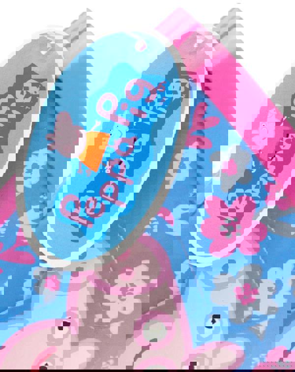 Peppa Pig Girls Blue Character Wellington Boots with Handles