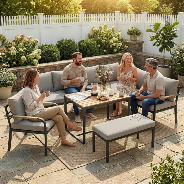 Rattan Sofa Set