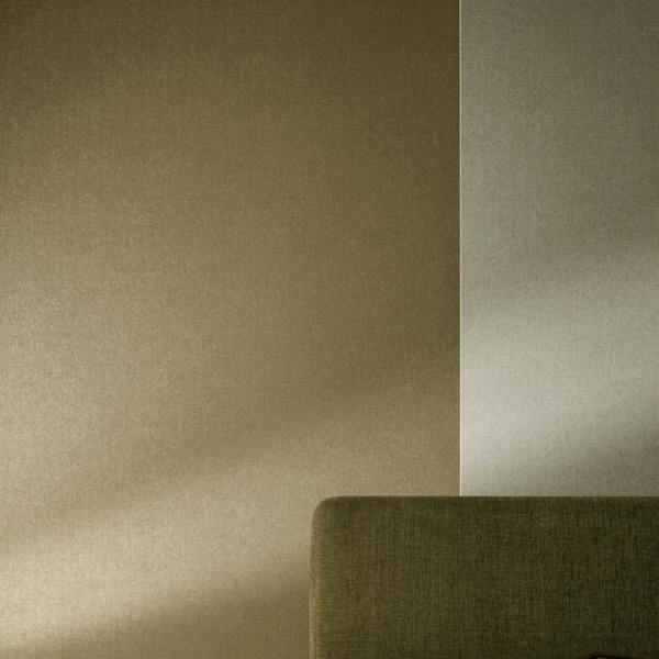 Grandeco Boutique Atogo Semi Plain Woven Effect Luxury Weight Embossed Wallpaper, Olive Green