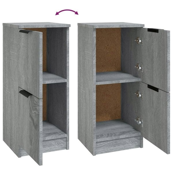 Berkfield Sideboard Grey Sonoma 30x30x70 cm Engineered Wood
